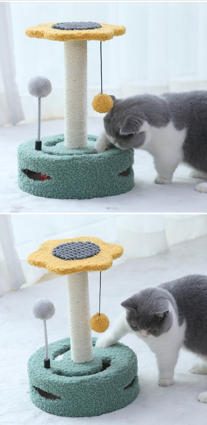 Cat Scratching Board/Cat Tree Multifunctional Post