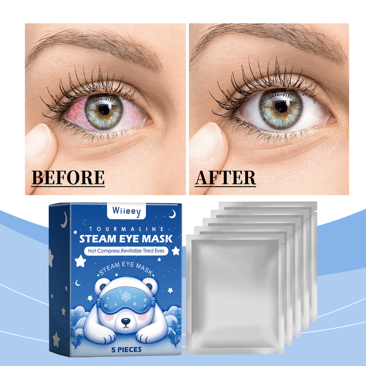Sleep Steam Eye Mask - Gentle Hot Compress
