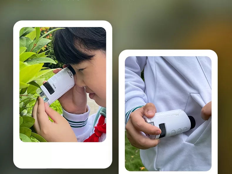 Pocket Microscope Kids Science Kit (LED)