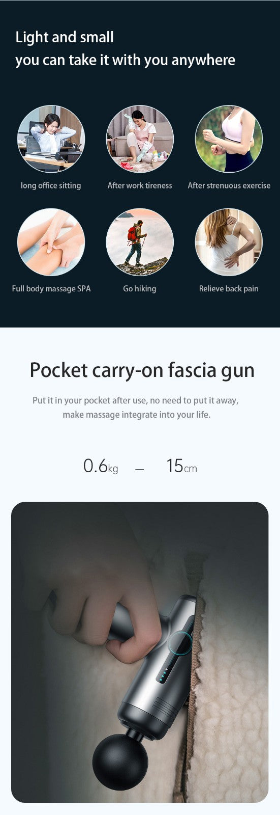 Mini Fascia Gun - Muscle Relaxation Massage Gun