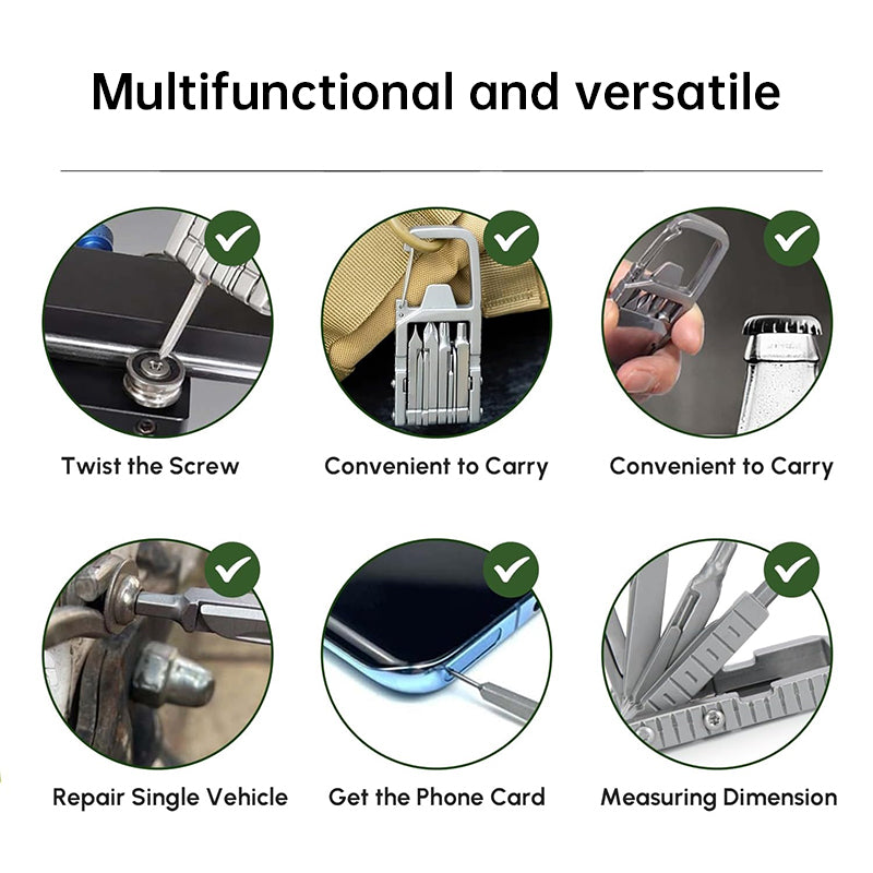 12-in-1 Portable Multitool Screwdriver Set