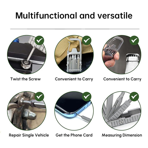 12-in-1 Portable Multitool Screwdriver Set
