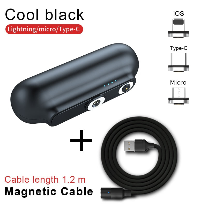 Magnetic Power Bank 2600mAh (Mini Magnet Charger)