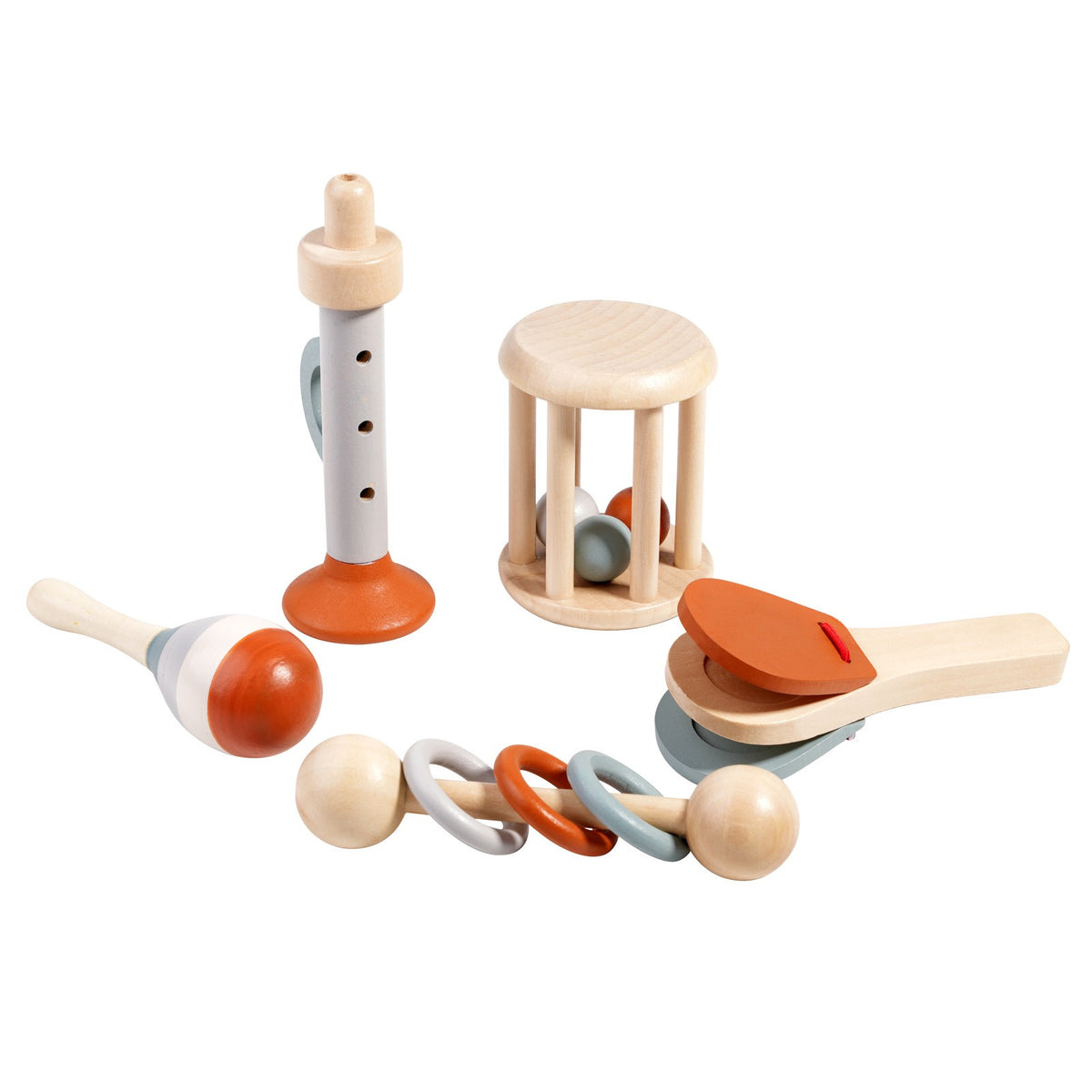 5-Piece Baby Musical Instruments Montessori Set