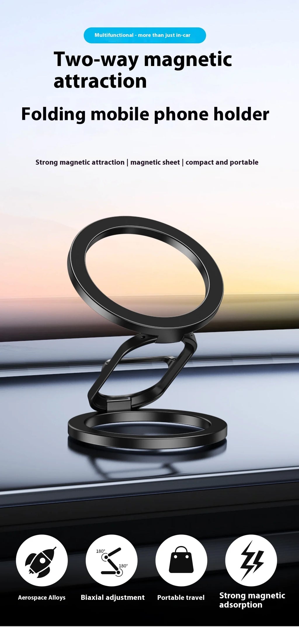 Magnetic Car Phone Holder