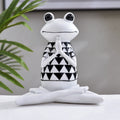 Yoga Frog Meditation Resin Figurine