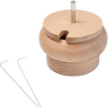 Wooden Bead Stringing Spinning Bowl Tool