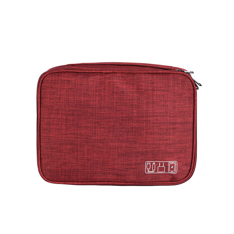 Waterproof Travel Cable Organizer Bag - USB/Charger Pou