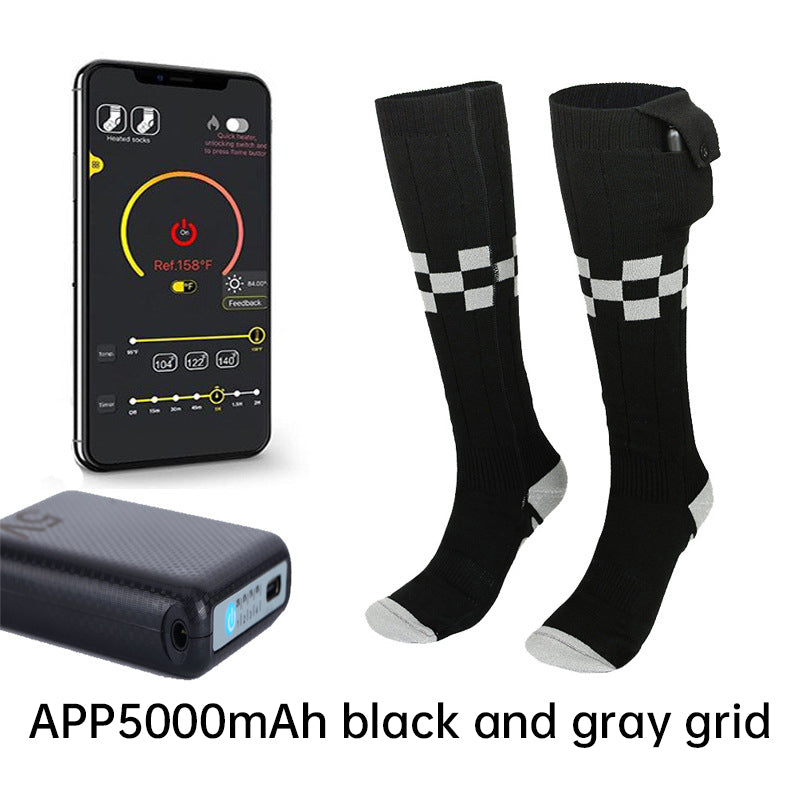 Heated Socks - APP/Bluetooth Remote Control; Rechargeab