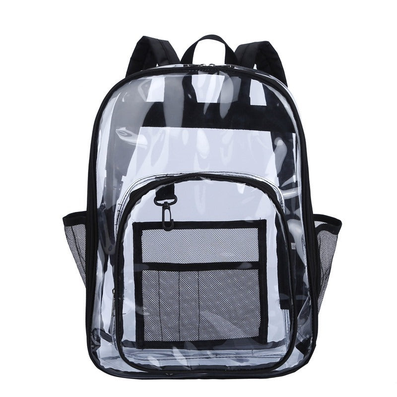 Transparent PVC Backpack Schoolbag