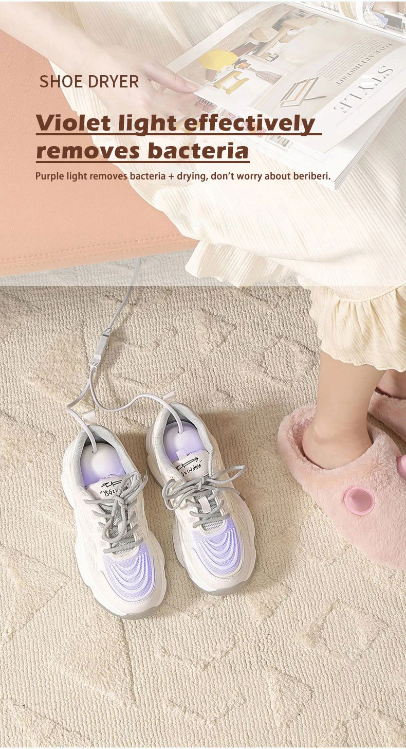 Portable Shoe Dryer Freshener Device 110V/220V UV