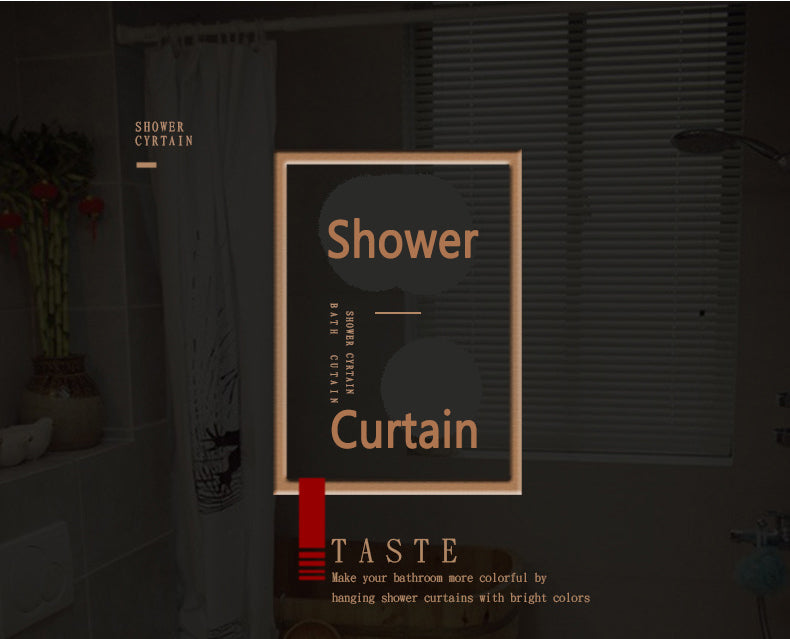 Bohemian 3D Digital Print Waterproof Shower Curtain