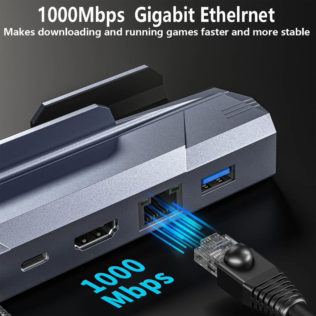 Steam Deck Dock 6-in-1 Docking Station