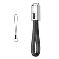 Lightning/Micro-USB/Type-C Keychain Charging Cable