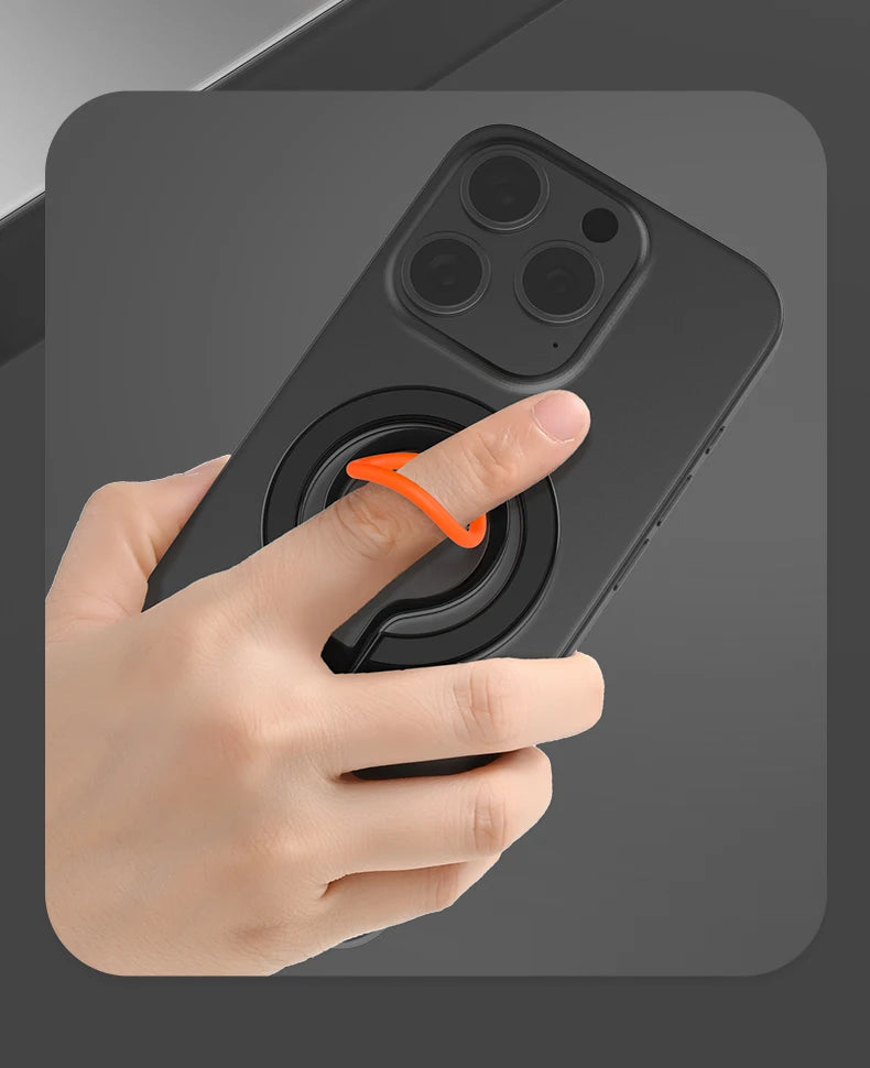 Finger Ring Holder/Rotating Grip Stand (Magnetic)
