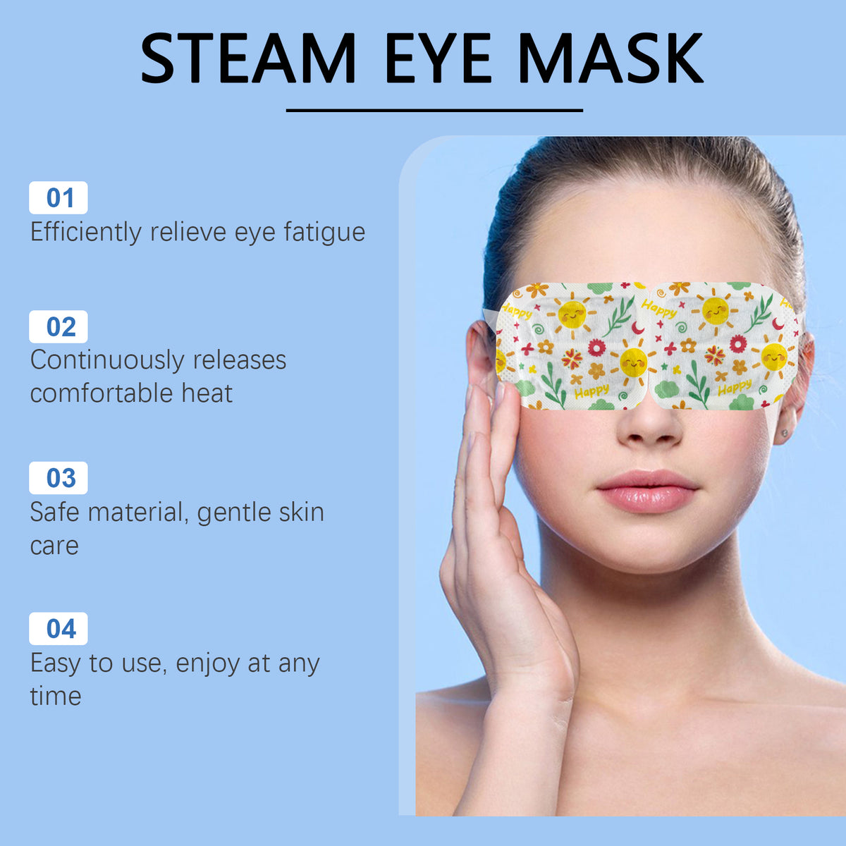 Sleep Steam Eye Mask - Gentle Hot Compress