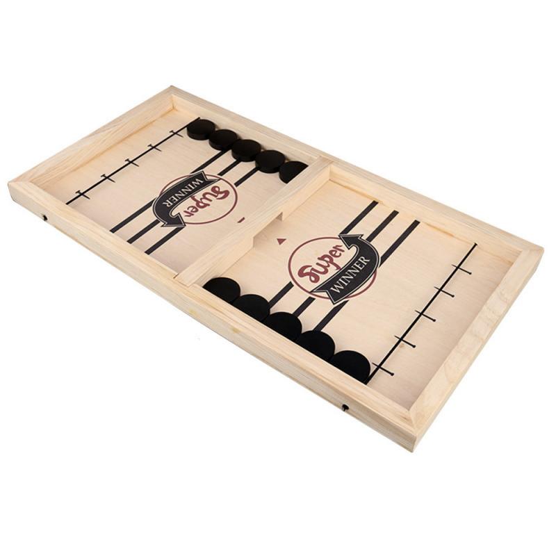 Slingpuck Game (Montessori wooden table game)