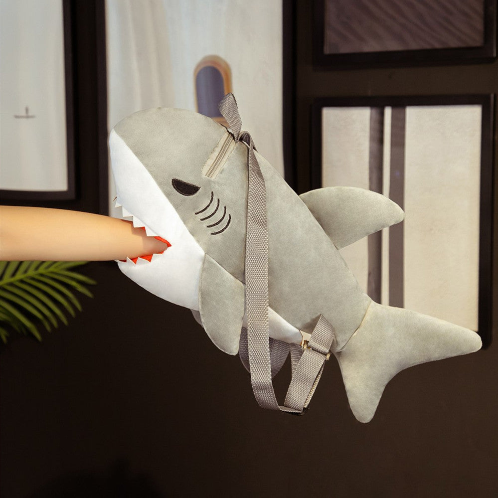 Plush Kids Backpack - Plush Shark