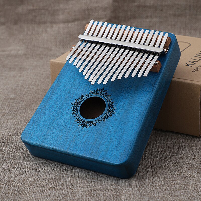 17 Keys Mahogany Kalimba w/ Book + Tuning Hammer