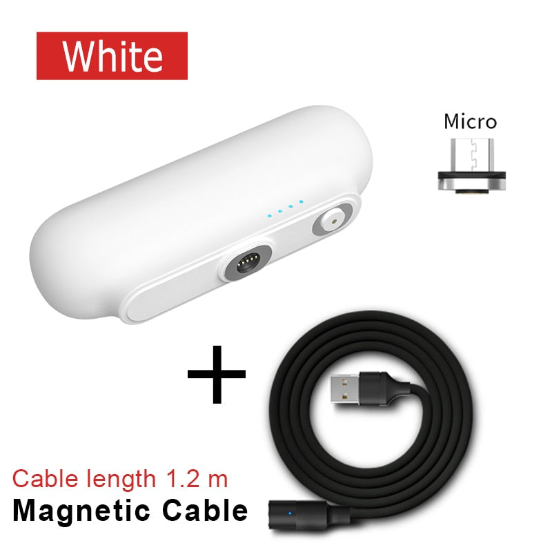 Magnetic Power Bank 2600mAh (Mini Magnet Charger)