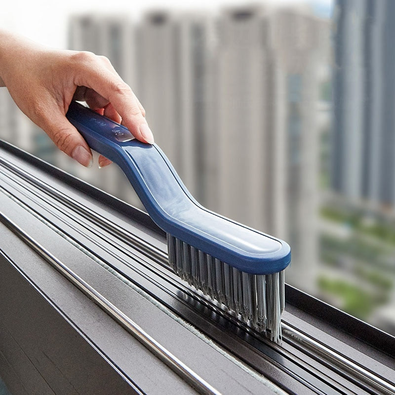 Bathroom Cleaning Brush Floor Crevice/Shoe Two-In-One