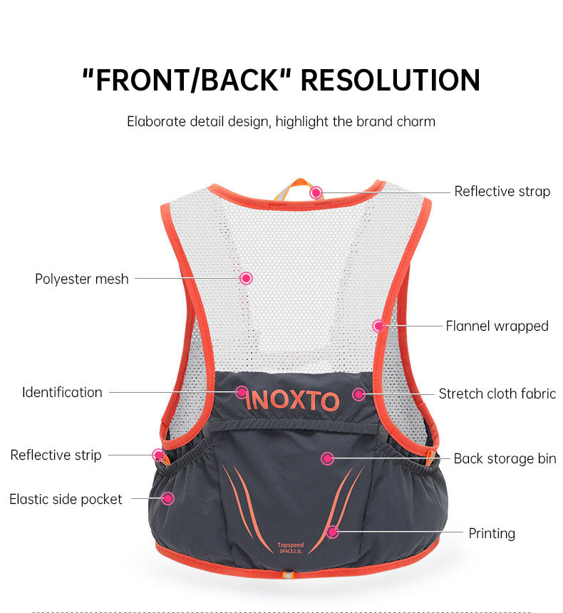 2.5L Waterproof Hydration Vest Backpack