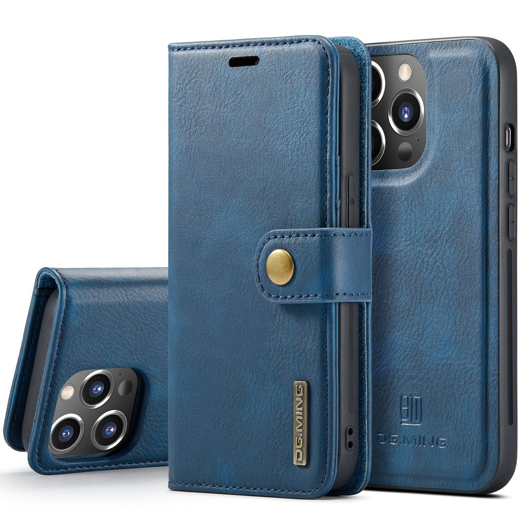 iPhone 14/13 Pro Max Magnetic Split Leather Case