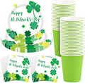 St. Patrick's Shamrock Disposable Cutlery Set