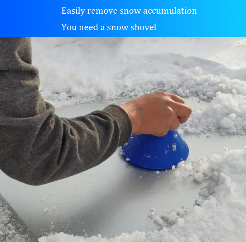Multifunctional Conical De-Icing Device / Ice Scraper