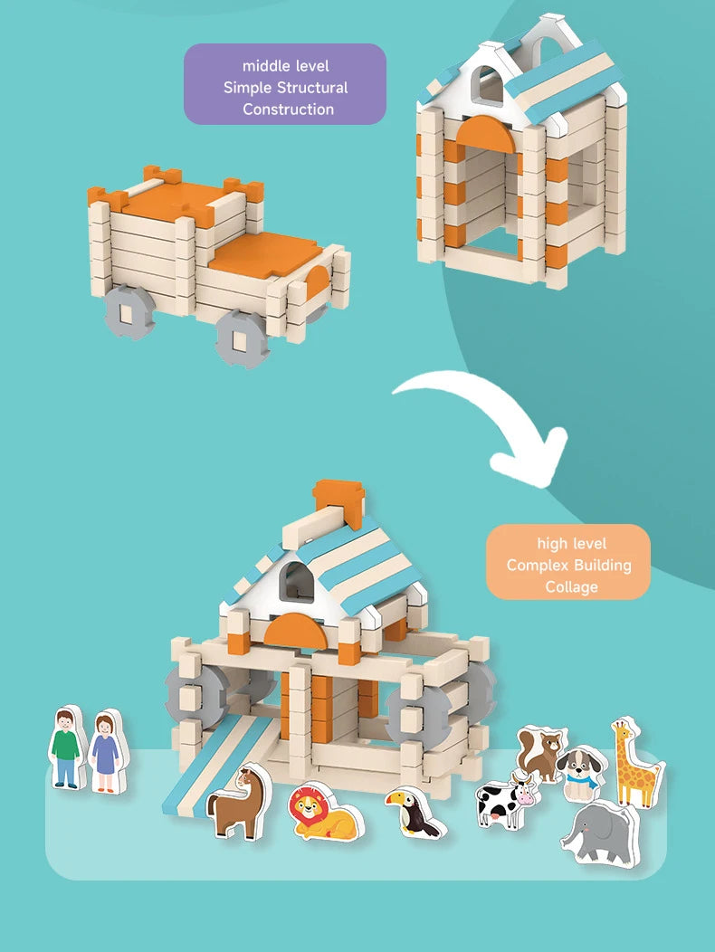 Children's Architecture Building Blocks (City Shop DIY)