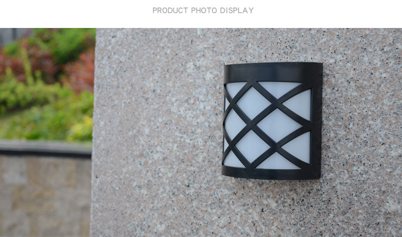 Solar Garden Lights Retro Fence/Wall Lights