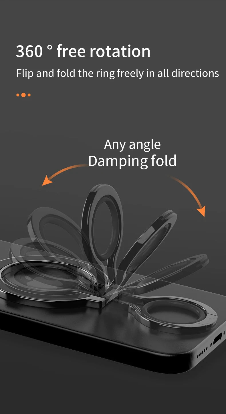 Finger Ring Holder/Rotating Grip Stand (Magnetic)