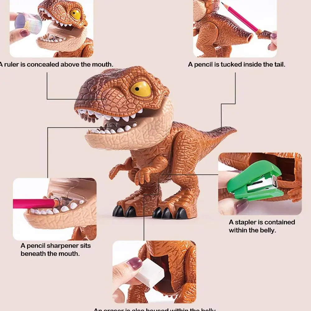 Dinosaur Pencil Sharpener Set (manual)