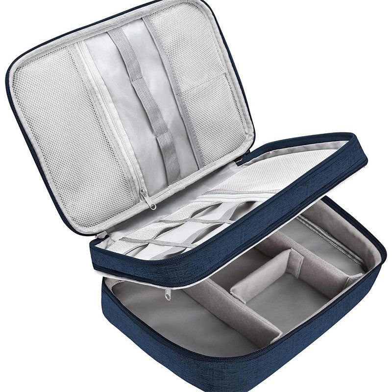 Waterproof Travel Cable Organizer Bag - USB/Charger Pou