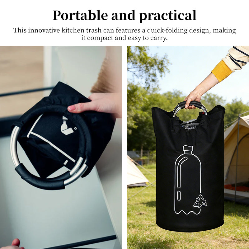 Large-Capacity 82L Storage Basket Aluminum Handles