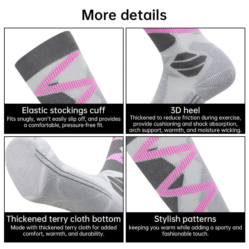 Thermal Merino Wool Socks for Skiing & Hiking
