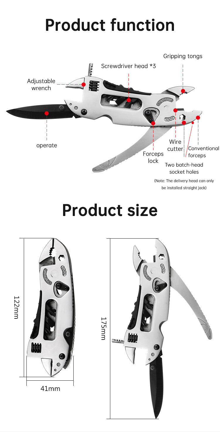 Outdoor Camping Regular Pliers (Multi-Purpose Tool)