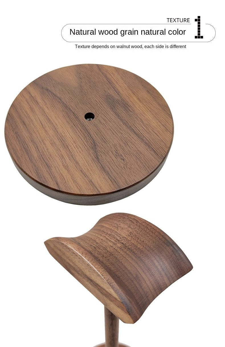 Wooden Headset Stand Desktop Earphone Rack