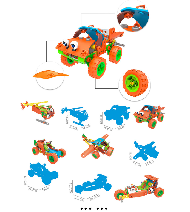 Kids Building Blocks STEM Toys 4+ (sensory set)