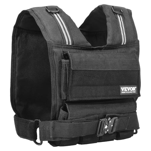 Adjustable Weighted Vest, 35lb Weight Vest With Iron Weights, Shoulder