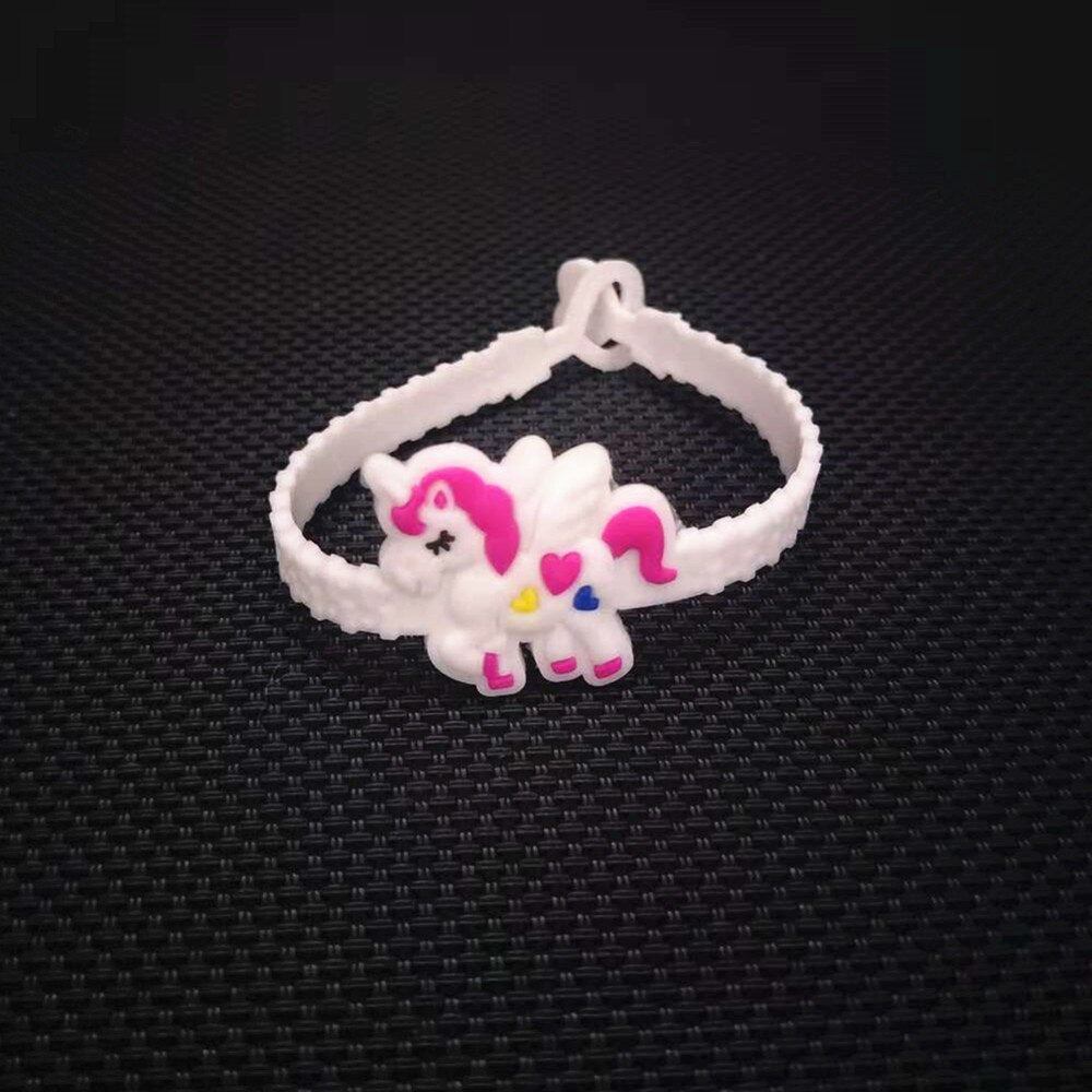 Unicorn Rubber Bangle Bracelets 10pk (Favor)