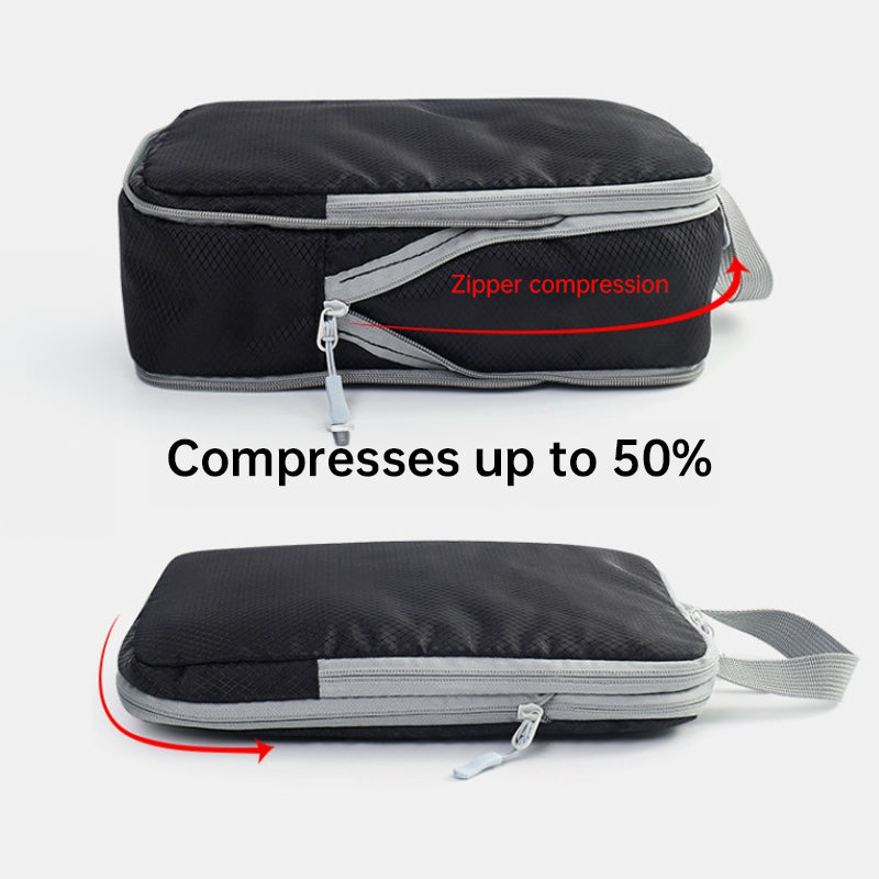 Travel Compression Packing Cubes; Ultralight Expandable