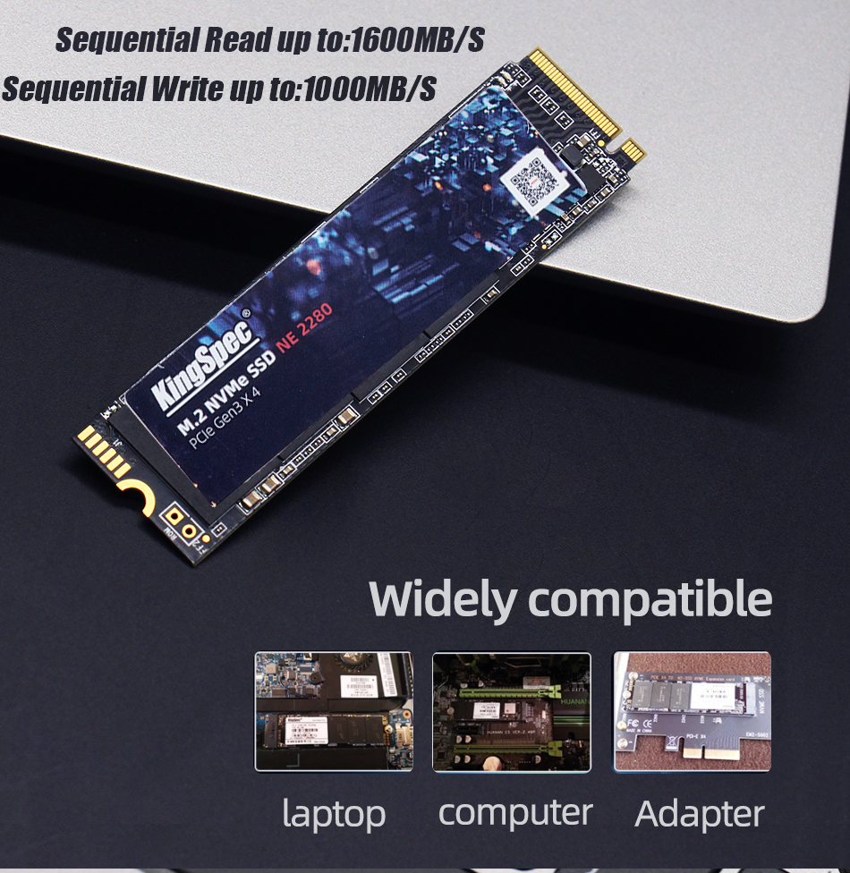 Internal M.2 NVMe SSD 128GB