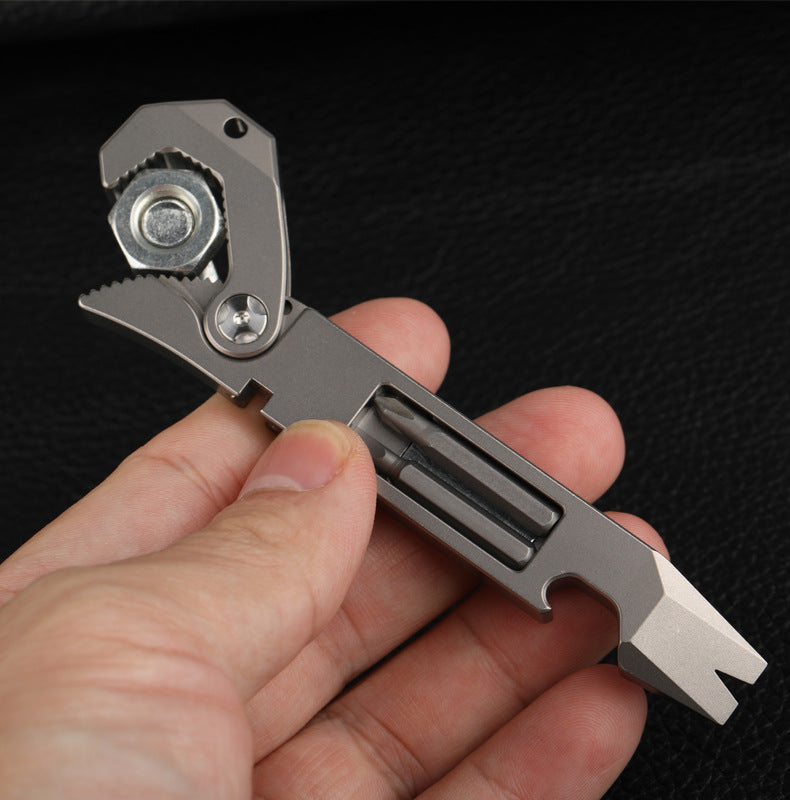 Titanium Alloy EDC Pocket Multi-Function Crowbar