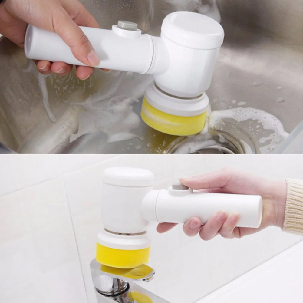 5-in-1 Electric Cleaning Brush USB Bathtub Brush