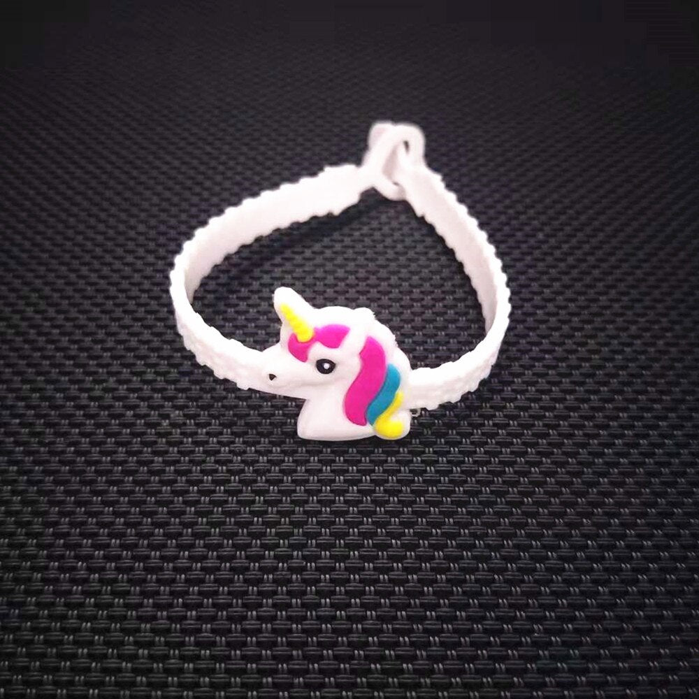 Unicorn Rubber Bangle Bracelets 10pk (Favor)