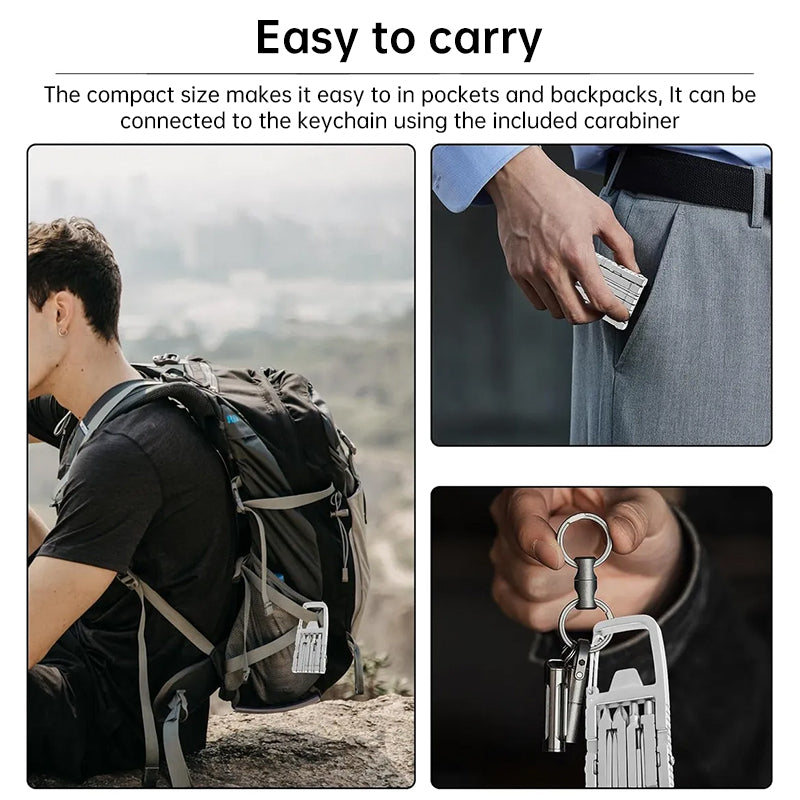 12-in-1 Portable Multitool Screwdriver Set