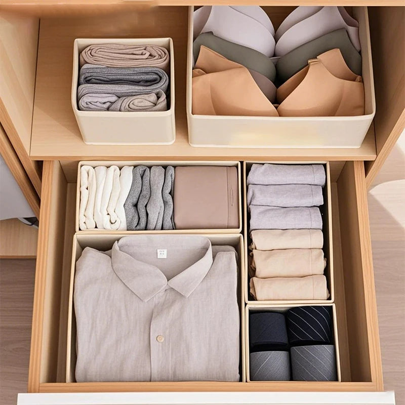 Dresser Drawer Organizers Fabric Bins & Dividers