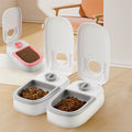 Gravity dual bowl cat feeder
