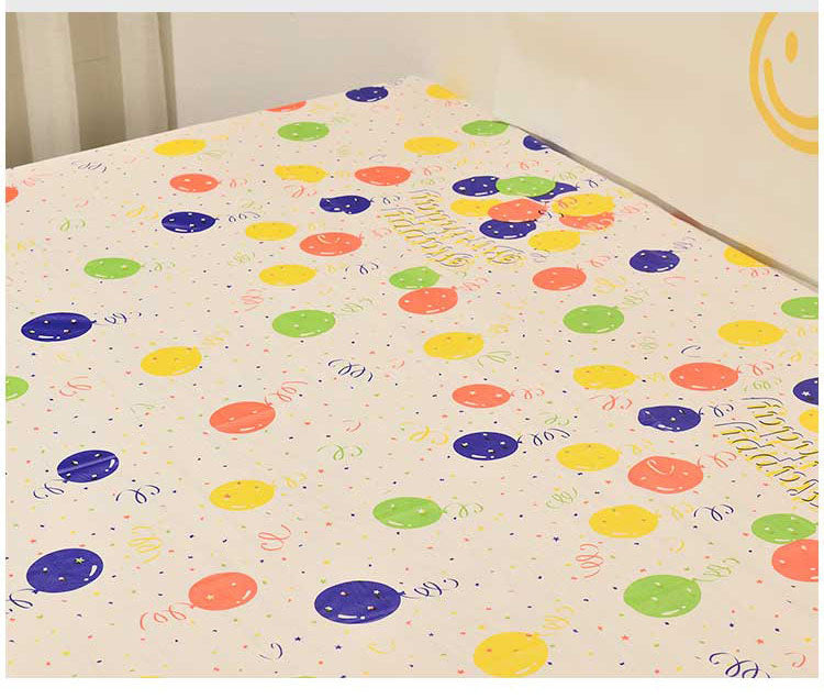 Balloon-Print PEVA Disposable Party Tablecloth